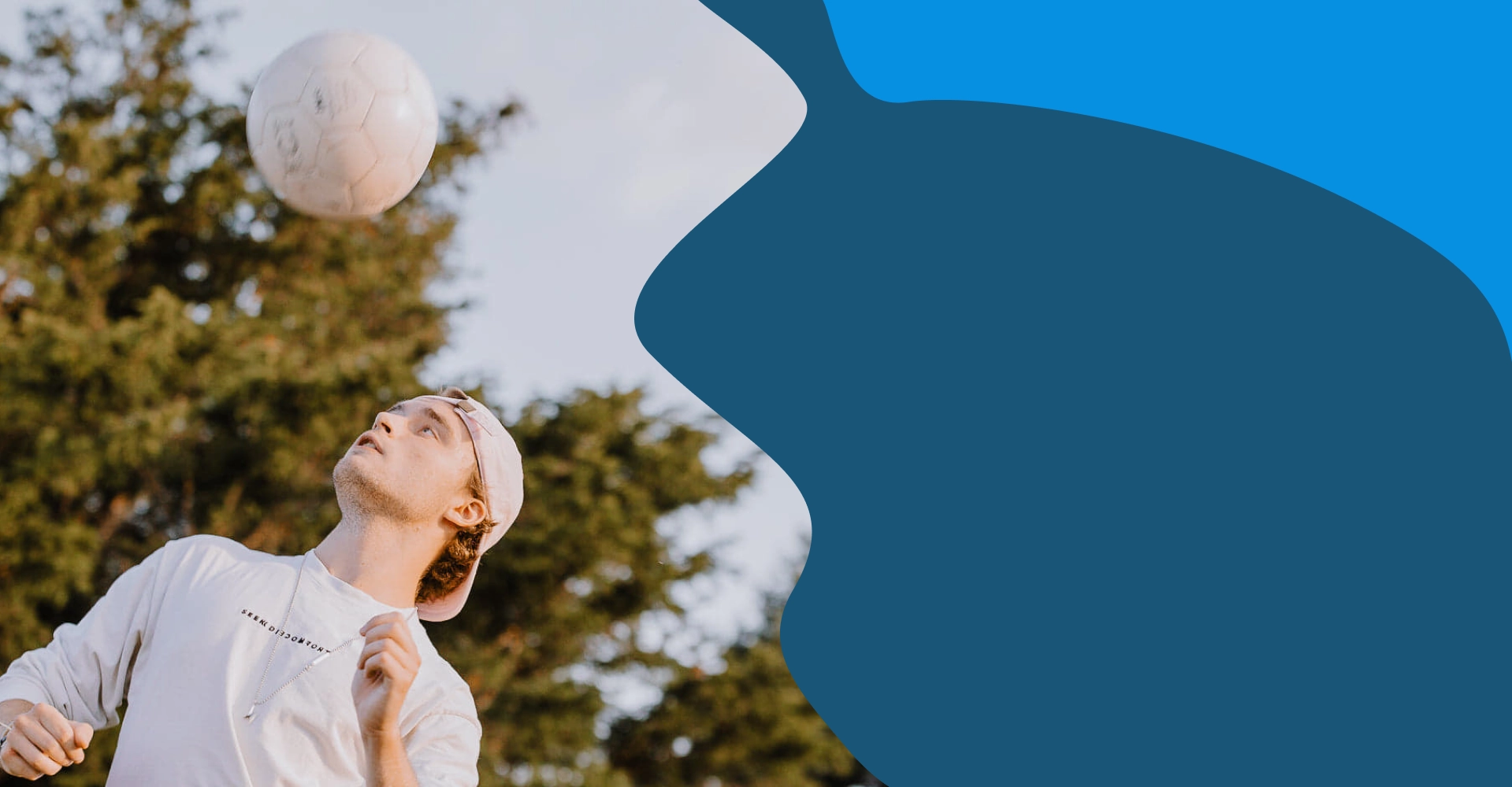 juggling a soccer ball